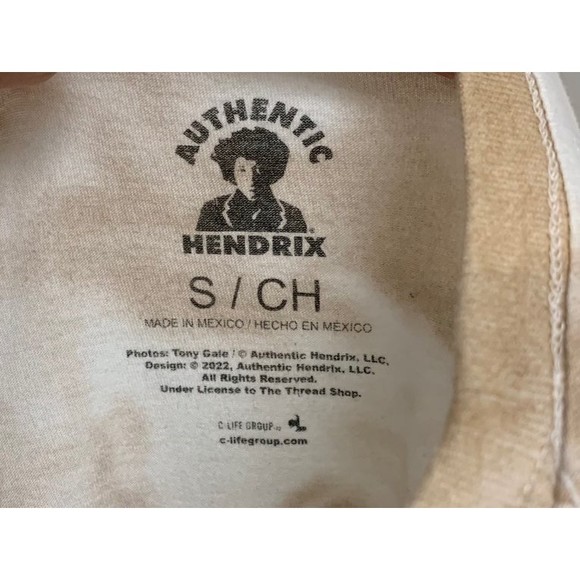 Jimi Hendrix Women’s Tie Dye Crop Top Size Small - Picture 4 of 5